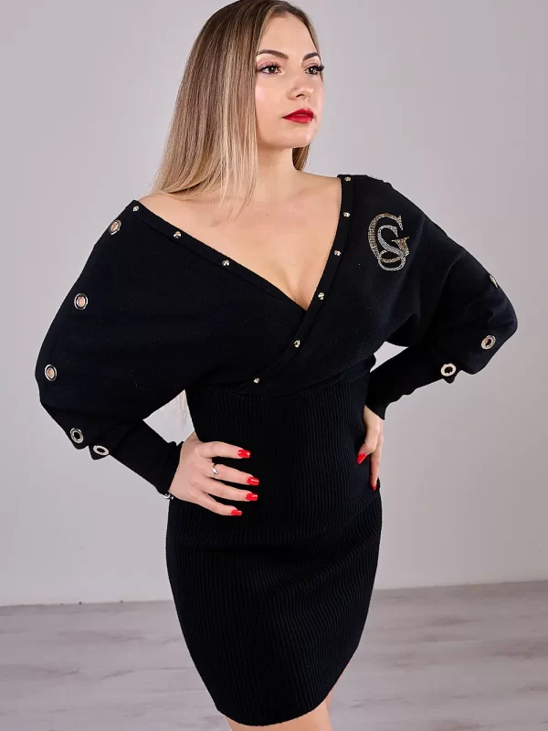 Abito in maglia gil santucci nero